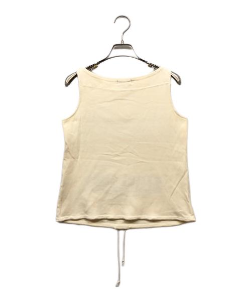 BURBERRY BLUE LABEL（バーバリー ブルー レーベル）BURBERRY BLUE LABEL (バーバリー ブルー レーベル) ロゴタンクトップ アイボリー サイズ:38の古着・服飾アイテム