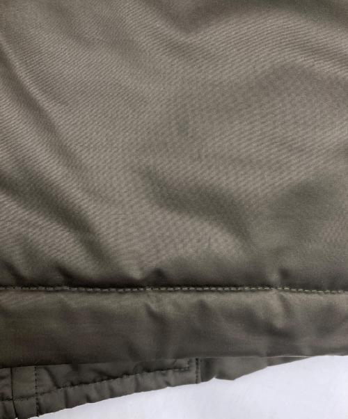 BURBERRY BLUE LABEL（バーバリー ブルー レーベル）BURBERRY BLUE LABEL (バーバリー ブルー レーベル) ラクーンファー ダウンジャケット オリーブ サイズ:38の古着・服飾アイテム