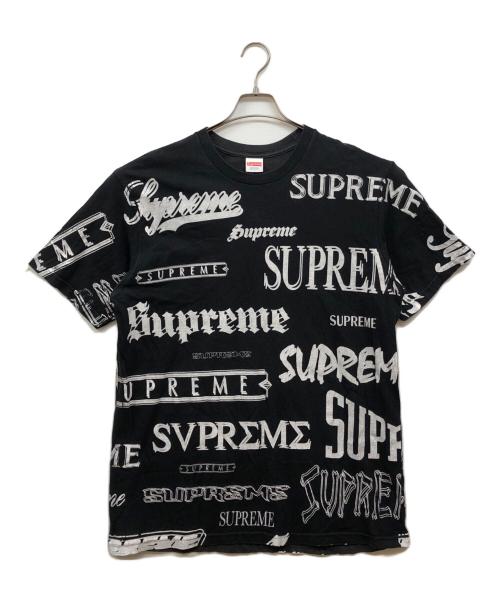 SUPREME（シュプリーム）Supreme (シュプリーム) プリントカットソー ブラック サイズ:Lの古着・服飾アイテム