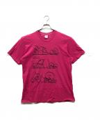 SUPREMEシュプリーム）の古着「System Tee」｜ピンク