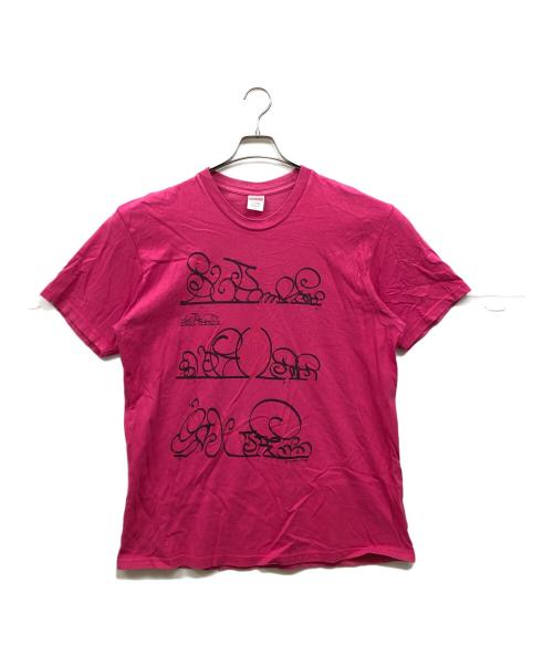 SUPREME（シュプリーム）Supreme (シュプリーム) System Tee ピンク サイズ:Lの古着・服飾アイテム