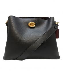 COACH（コーチ）の古着「WILLOW ウィロウ ショルダー バッグ」｜ブラック