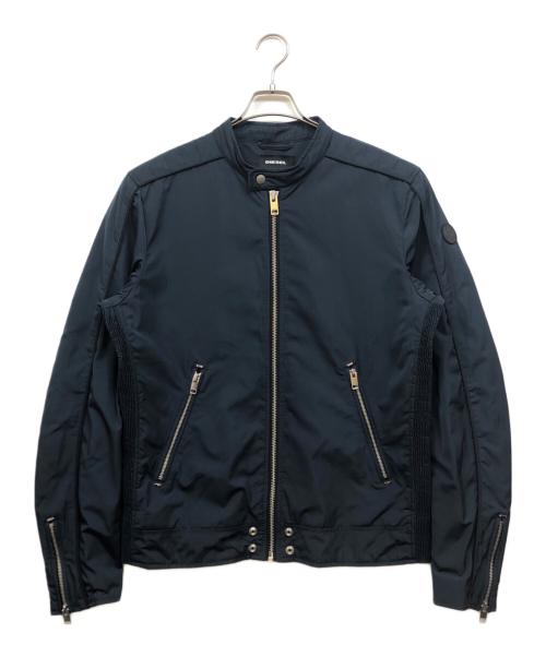 DIESEL（ディーゼル）DIESEL (ディーゼル) ナイロンブルゾン ネイビー サイズ:XLの古着・服飾アイテム