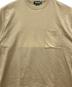 中古・古着 fitfor (フィットフォー) 205 WIDE HALF SLEEVE TEE ベージュ サイズ:M：5000円