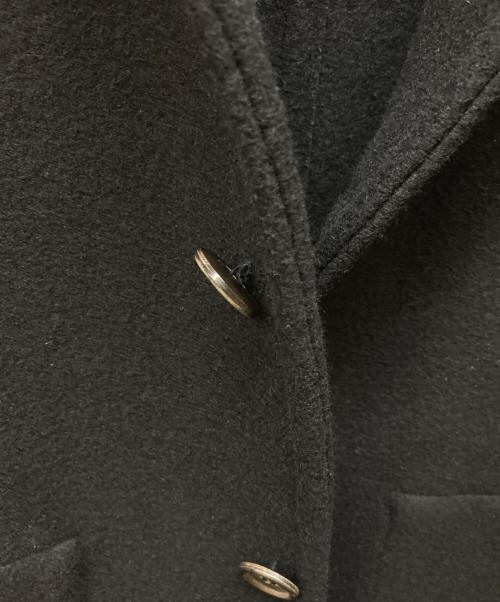 COMME des GARCONS（コムデギャルソン）COMME des GARCONS (コムデギャルソン) 95AW 太番手 ウールハーフコート ブラック サイズ:Mの古着・服飾アイテム