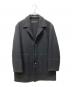 COMME des GARCONS（コムデギャルソン）の古着「95AW 太番手 ウールハーフコート」｜ブラック