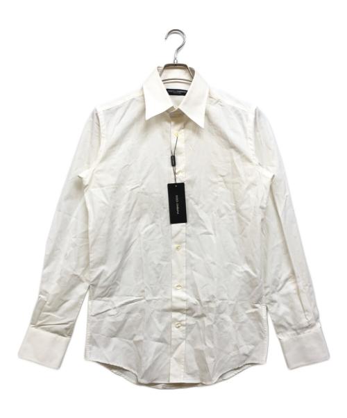 DOLCE & GABBANA（ドルチェ＆ガッバーナ）DOLCE & GABBANA (ドルチェ＆ガッバーナ) ドレスシャツ ホワイト サイズ:40の古着・服飾アイテム