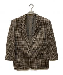 ISSEY MIYAKE（イッセイミヤケ）の古着「2Bツイードジャケット」｜ブラック×ブラウン