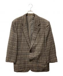 ISSEY MIYAKE（イッセイミヤケ）の古着「2Bツイードジャケット」｜ブラック×ブラウン