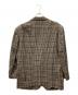 ISSEY MIYAKE (イッセイミヤケ) 2Bツイードジャケット ブラック×ブラウン サイズ:M：14000円
