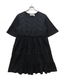 SEE BY CHLOE（シーバイクロエ）の古着「ワンピース」｜ブラック