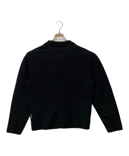 MARK&LONA（マークアンドロナ）MARK&LONA (マークアンドロナ) CODE ニットジャケット ブラック サイズ:４６ 未使用品の古着・服飾アイテム