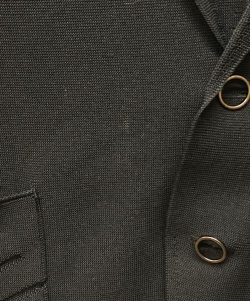 MARK&LONA（マークアンドロナ）MARK&LONA (マークアンドロナ) CODE ニットジャケット ブラック サイズ:４６ 未使用品の古着・服飾アイテム