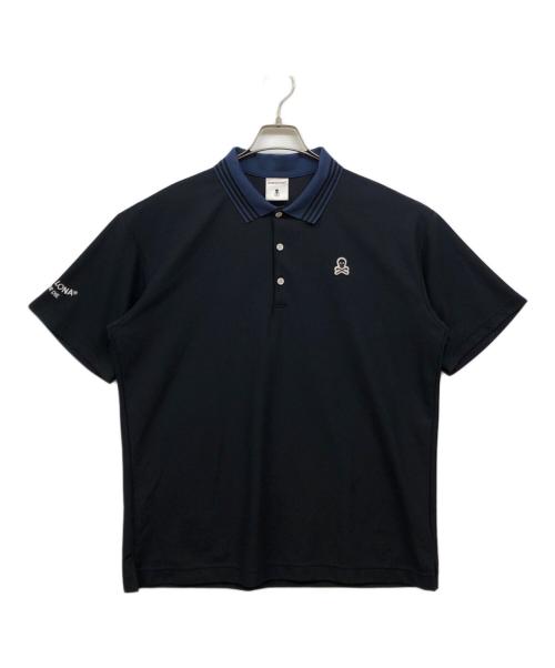 MARK&LONA（マークアンドロナ）MARK&LONA (マークアンドロナ) ポロシャツ ネイビー サイズ:50の古着・服飾アイテム