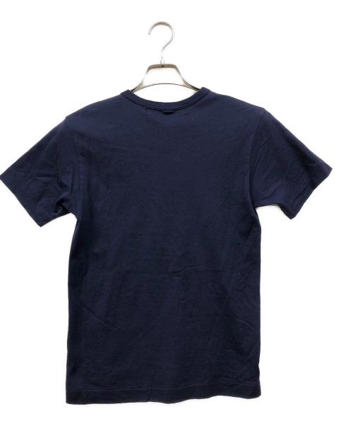 PLAY COMME des GARCONS（プレイコムデギャルソン）PLAY COMME des GARCONS (プレイコムデギャルソン) ハートパッチTシャツ ネイビー サイズ:Sの古着・服飾アイテム