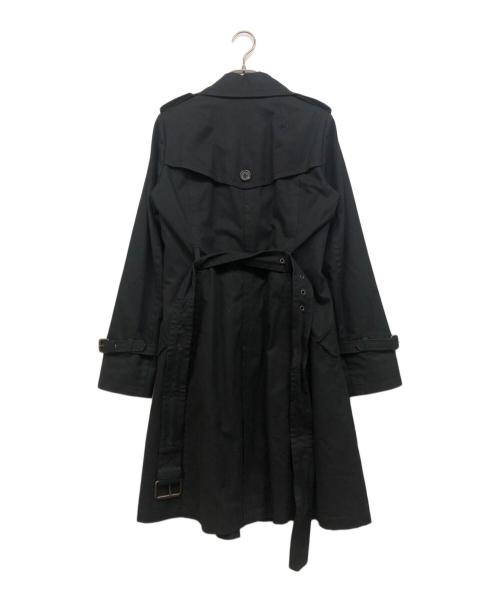 BURBERRY BLUE LABEL（バーバリー ブルー レーベル）BURBERRY BLUE LABEL (バーバリー ブルー レーベル) チェック柄ライナー付トレンチコート ブラック サイズ:40の古着・服飾アイテム