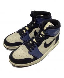 NIKE（ナイキ）の古着「Women's Air Jordan 1 High Zoom CMFT 2 "Blackened Blue"ウィメンズ エアジョーダン1 ハイ ズーム コンフォート 2 “ブラッケンドブルー”」｜ネイビー