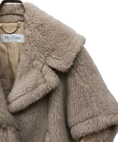 MaxMara（マックスマーラ）MaxMara (マックスマーラ) CAMBUSA テディベア ポンチョ ベージュ サイズ:SMの古着・服飾アイテム