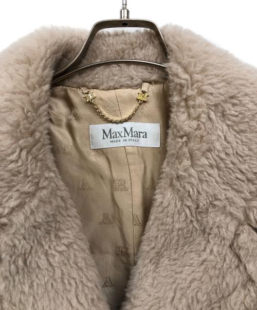 MaxMara（マックスマーラ）MaxMara (マックスマーラ) CAMBUSA テディベア ポンチョ ベージュ サイズ:SMの古着・服飾アイテム