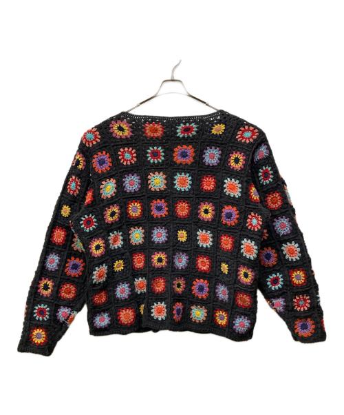 Niche.（ニッチ）Niche. (ニッチ) INDUSTRIAL HINDUSTAN CROCHET CARDIGAN ブラック サイズ:FREEの古着・服飾アイテム
