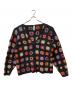 Niche.（ニッチ）の古着「INDUSTRIAL HINDUSTAN CROCHET CARDIGAN」｜ブラック