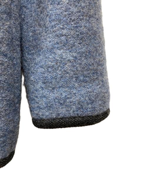 GEIGER（ガイガー）geiger (ガイガー) ノーカラーチロリアンジャケット ブルー サイズ:表記無しのため実寸参照の古着・服飾アイテム