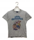 Hysteric Glamourヒステリックグラマー）の古着「オールドプリントtシャツ」｜グレー