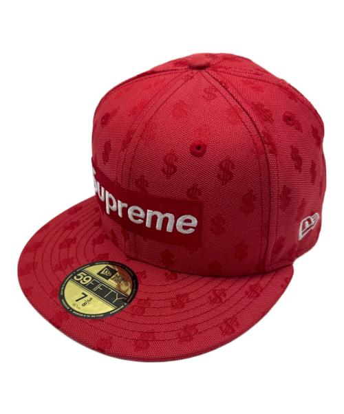 New Era（ニューエラ）New Era (ニューエラ) Supreme (シュプリーム) 18SS Monogram Box Logo New Era レッド サイズ:7 3/8　の古着・服飾アイテム