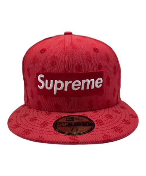 New Era（ニューエラ）New Era (ニューエラ) Supreme (シュプリーム) 18SS Monogram Box Logo New Era レッド サイズ:7 3/8　の古着・服飾アイテム
