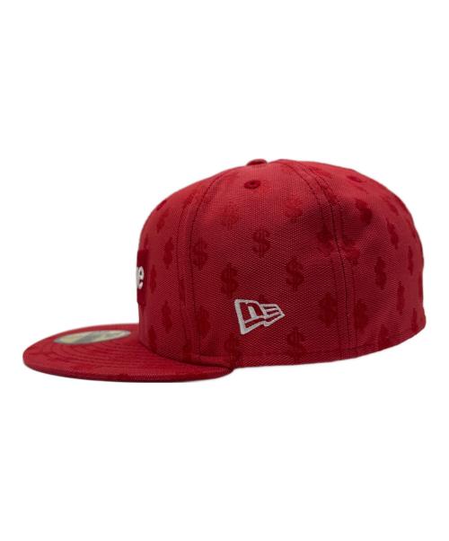 New Era（ニューエラ）New Era (ニューエラ) Supreme (シュプリーム) 18SS Monogram Box Logo New Era レッド サイズ:7 3/8　の古着・服飾アイテム