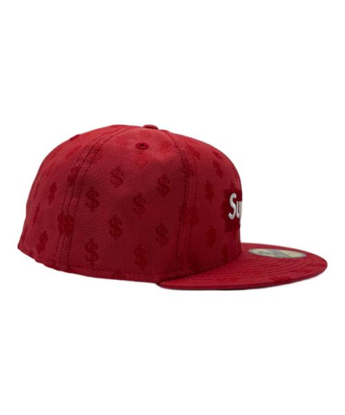 New Era（ニューエラ）New Era (ニューエラ) Supreme (シュプリーム) 18SS Monogram Box Logo New Era レッド サイズ:7 3/8　の古着・服飾アイテム