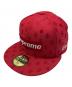 New Era（ニューエラ）の古着「18SS Monogram Box Logo New Era」｜レッド