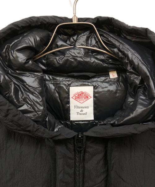 DANTON（ダントン）DANTON (ダントン) LIGHT DOWN HOODED JACKET ブラック サイズ:Ⅼの古着・服飾アイテム