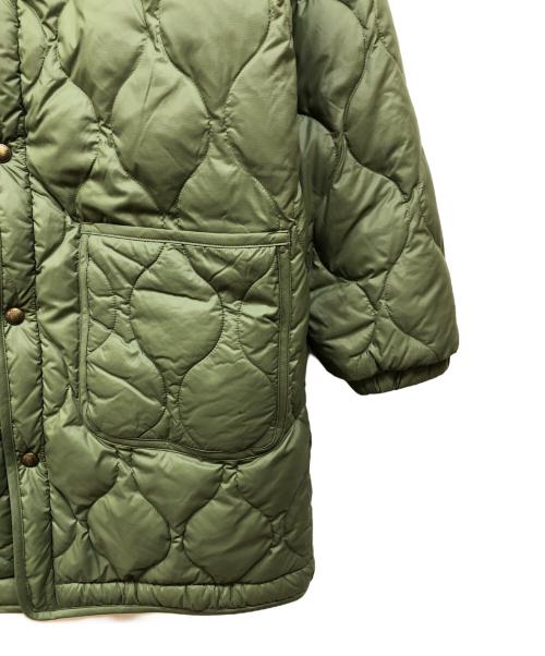 POLO RALPH LAUREN（ポロ・ラルフローレン）POLO RALPH LAUREN (ポロ・ラルフローレン) リバーシブルキルティングダウンコート カーキ×オレンジ サイズ:Ⅼの古着・服飾アイテム