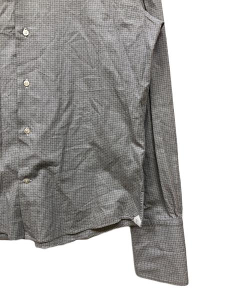 LOUIS VUITTON（ルイ ヴィトン）LOUIS VUITTON (ルイ ヴィトン) チェックドレスシャツ グレー サイズ:39/15 1/2の古着・服飾アイテム