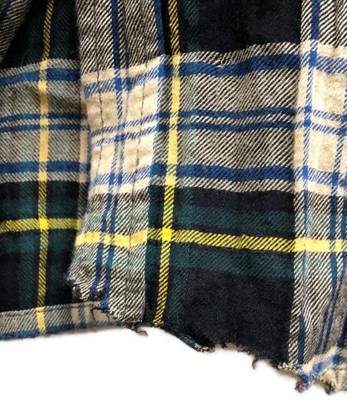 POLO RALPH LAUREN（ポロ・ラルフローレン）POLO RALPH LAUREN (ポロ・ラルフローレン) ウールブレンドタータンチェックシャツワンピース アイボリー サイズ:2の古着・服飾アイテム