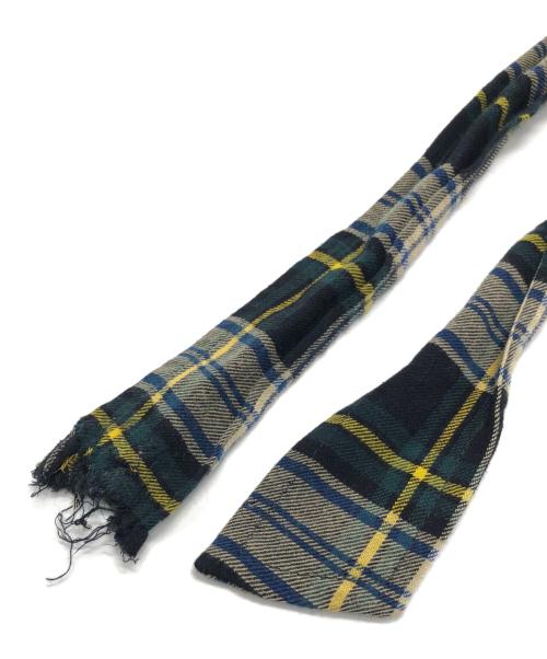POLO RALPH LAUREN（ポロ・ラルフローレン）POLO RALPH LAUREN (ポロ・ラルフローレン) ウールブレンドタータンチェックシャツワンピース アイボリー サイズ:2の古着・服飾アイテム