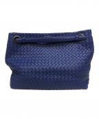 BOTTEGA VENETAボッテガベネタ）の古着「ガルダ ミディアム イントレチャートハンドバッグ」｜ブルー