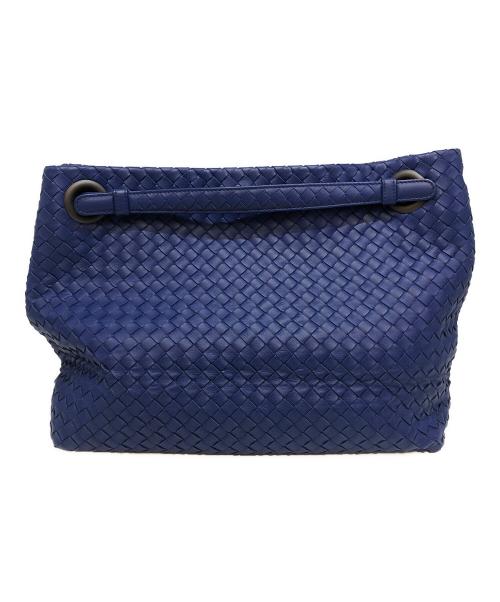 BOTTEGA VENETA（ボッテガベネタ）BOTTEGA VENETA (ボッテガベネタ) ガルダ ミディアム イントレチャートハンドバッグ ブルーの古着・服飾アイテム