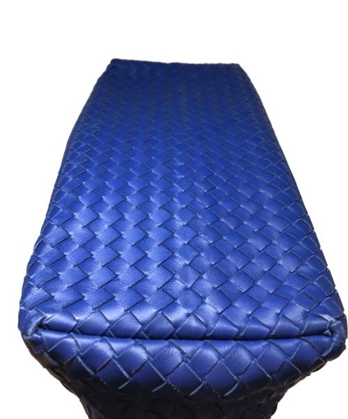 BOTTEGA VENETA（ボッテガベネタ）BOTTEGA VENETA (ボッテガベネタ) ガルダ ミディアム イントレチャートハンドバッグ ブルーの古着・服飾アイテム