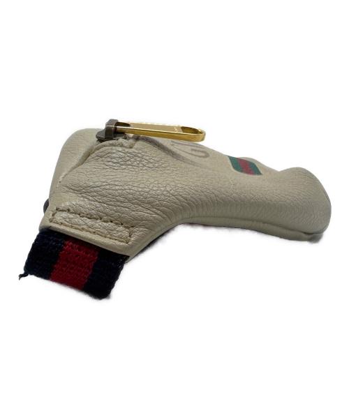 GUCCI（グッチ）GUCCI (グッチ) シェリーラインロゴウエストポーチ アイボリーの古着・服飾アイテム