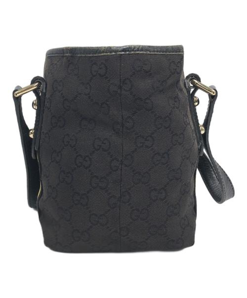 GUCCI（グッチ）GUCCI (グッチ) GGキャンバスミニトートバッグ ブラックの古着・服飾アイテム