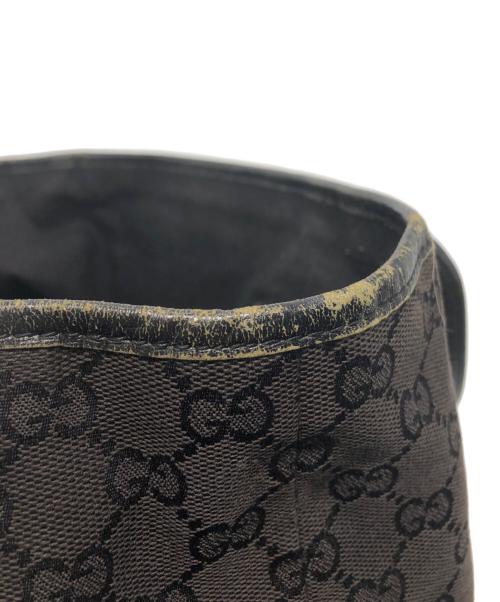GUCCI（グッチ）GUCCI (グッチ) GGキャンバスミニトートバッグ ブラックの古着・服飾アイテム