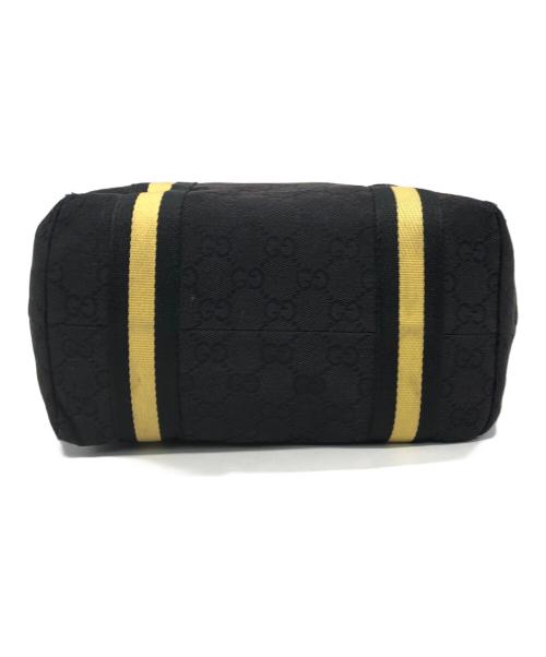 GUCCI（グッチ）GUCCI (グッチ) GGキャンバスミニトートバッグ ブラックの古着・服飾アイテム