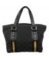 GUCCI (グッチ) GGキャンバスミニトートバッグ ブラック：20000円