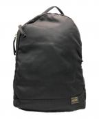 PORTER GIRLポーターガール）の古着「SHEA DAYPACK」｜ブラック×ゴールド