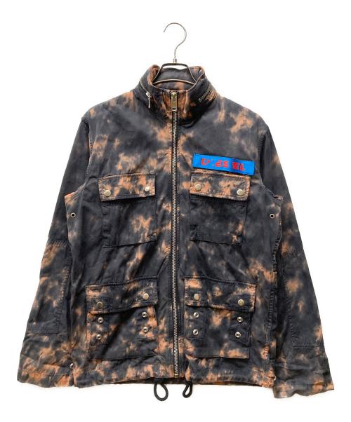 DIESEL（ディーゼル）DIESEL (ディーゼル) タイダイジャケット ネイビー サイズ:XSの古着・服飾アイテム