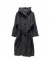 MaxMara（マックスマーラ）の古着「ヴァージンウール×カシミヤ フーデッドコート」｜グレー