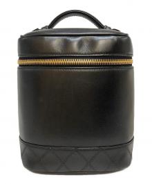 CHANEL（シャネル）の古着「ビコローレ バニティバッグ」｜ブラック×ゴールド