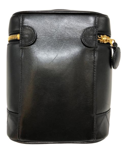 CHANEL（シャネル）CHANEL (シャネル) ビコローレ バニティバッグ ブラック×ゴールドの古着・服飾アイテム